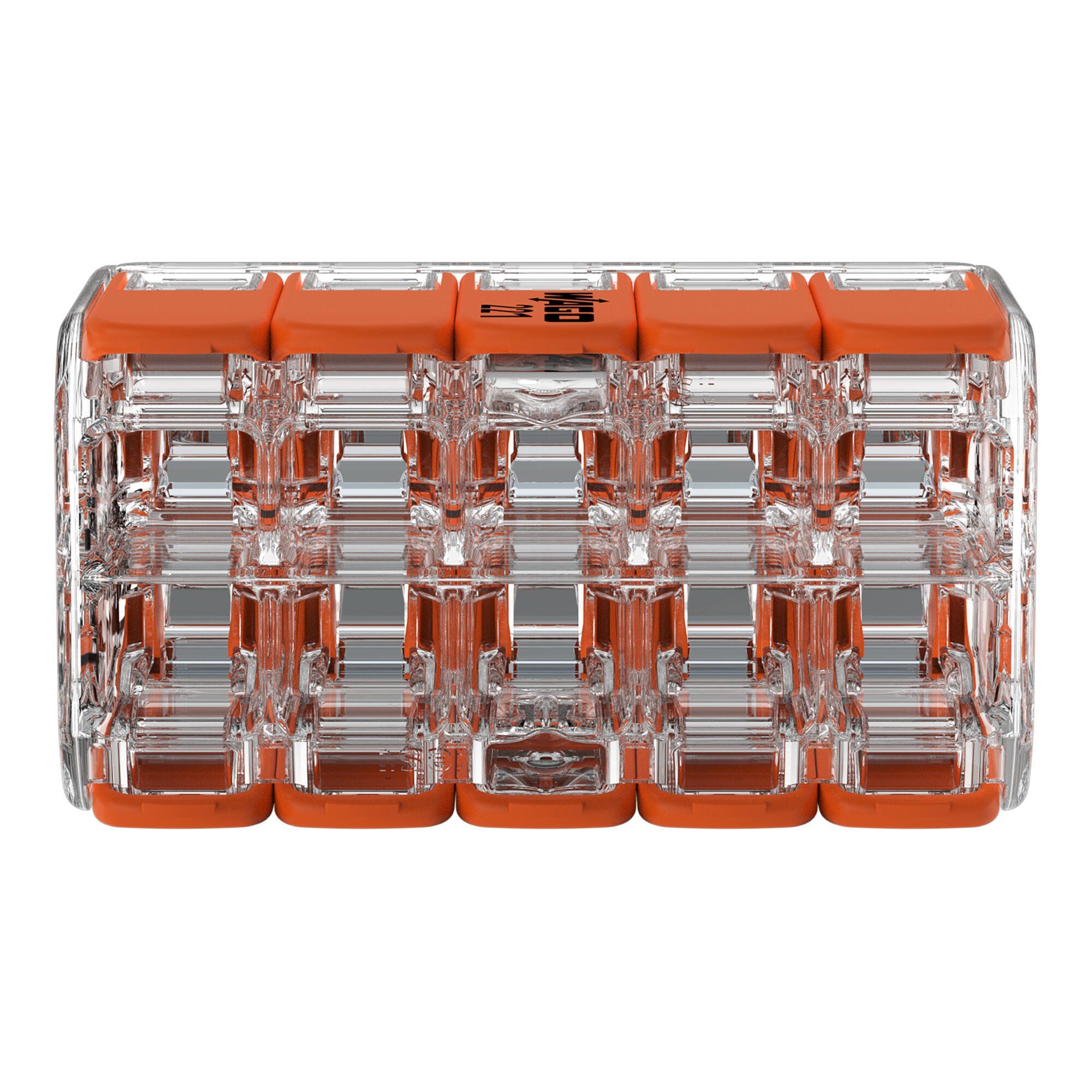 WAGO 221-420 Compact-Verbindungsklemme 10-Leiter bis 4mm²