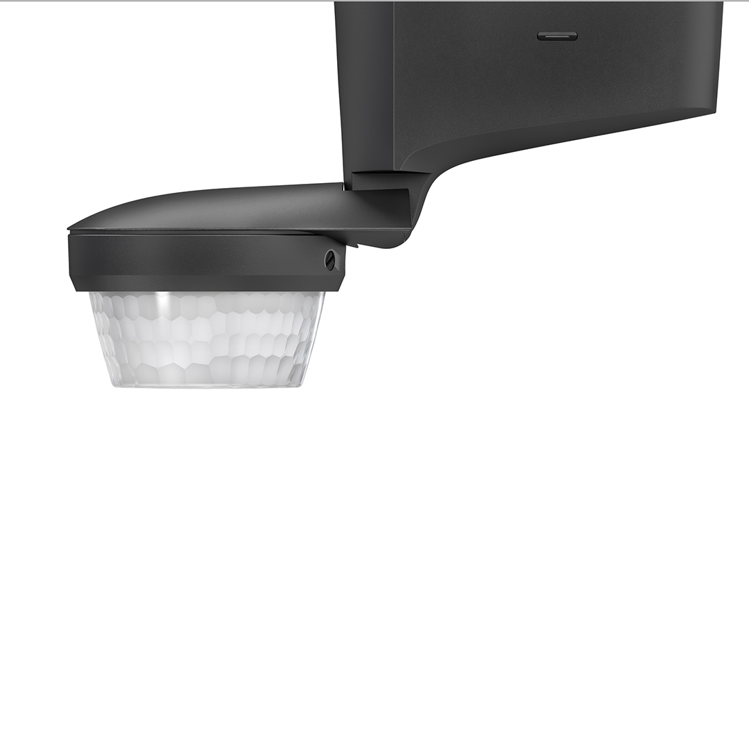Theben 1010511 theLuxa S360 BK Bewegungsmelder 360° für Wandmontage, IP55, schwarz