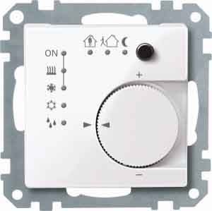 Merten 616725 KNX Raumtemperaturregler UP/PI mit Tasterschnittstelle 4-fach