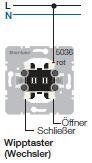 Berker 5036 Taster Wechsler