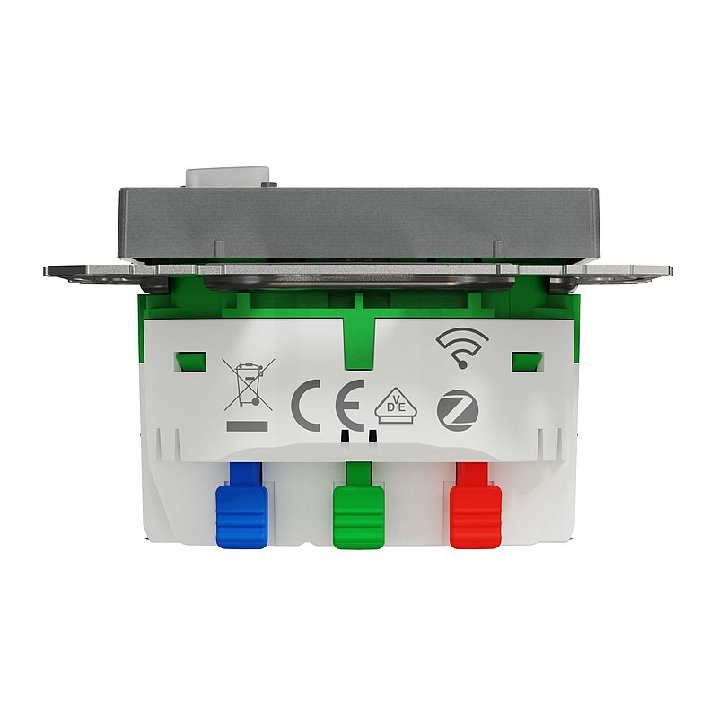 Merten MEG2380-0414 Connected Schutzkontakt-Steckdose 16A, System M, Anthrazit, Thermoplast edelmatt