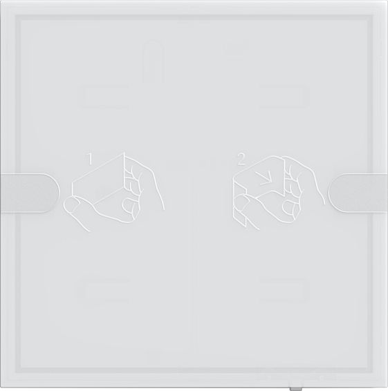 Gira 5001003 Tastsensor 4 Komfort 1-fach , One und KNX TS4,  weiß