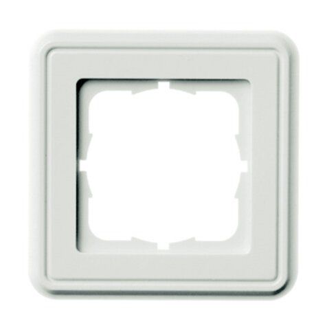 Telegärtner B00004A0021Y Rahmen 80x80mm, 1fach, alpinweiß