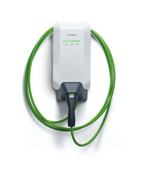 Keba 131114 KeContact P40 PV-Edition mit MID-Zähler, 11kW, 6m Ladekabel Typ2, weiß