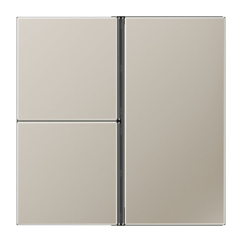 Jung ES2403TSA Tastensatz 3-fach, F40, Serie LS, Edelstahl