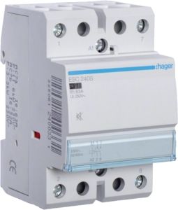 Hager ESC240S Schütz, 2-pol., 40A, 2 Schließer, 230V, brummfrei
