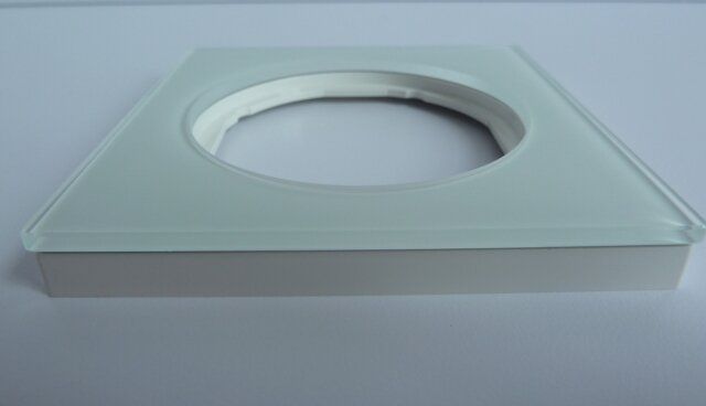 Berker 10112209 Rahmen 1-fach, R.3, Glas polarweiß