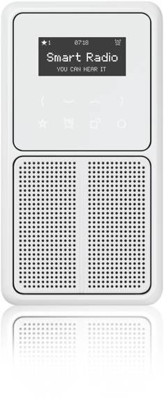 Jung DABCDWW Smart Radio DAB+, Serie CD, alpinweiß