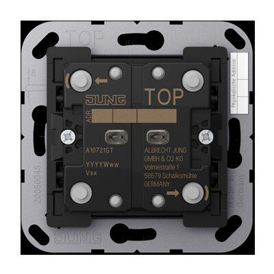 Jung A10721ST KNX Taster Standard 2-fach, F10, Secure, Serie AS/A