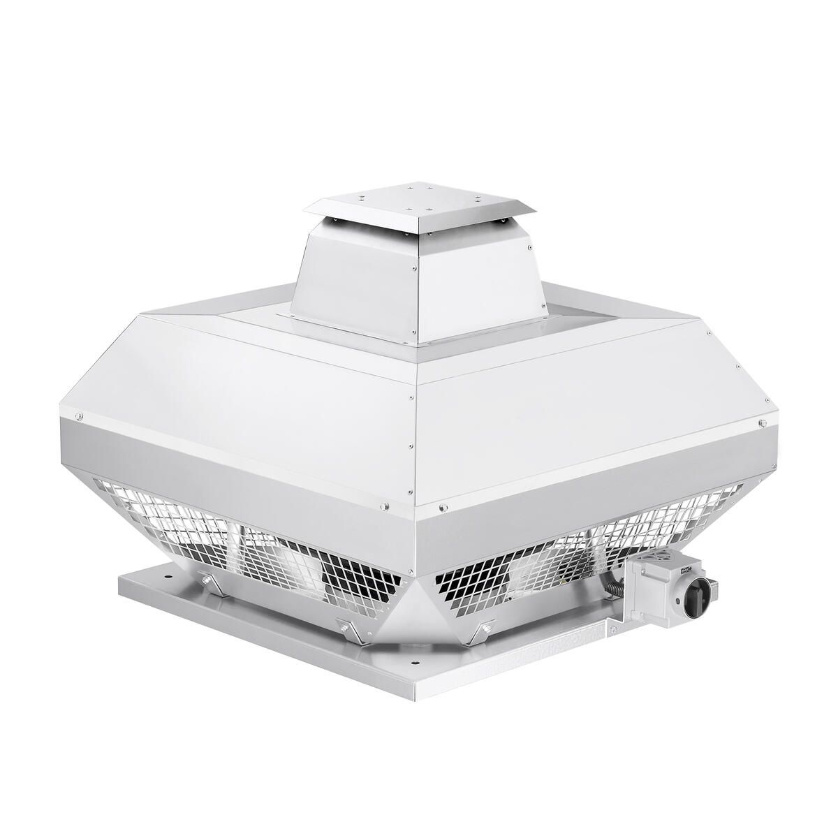 Helios 07460 RDD-710/6 Radial-Dachventilator horizontal, 3 PH, 400V, 6-polig, 50Hz, 27250 m³/h