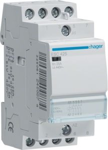 Hager ESC425 Schütz, 4-pol., 25A, 4 Schließer, 230V