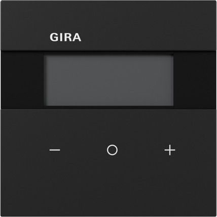 Gira 200474 Raumklimasensor Standard KNX, System 70, schwarz matt (lackiert)