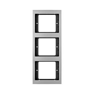 Berker 13337003 Rahmen 3-fach senkrecht, K.5, Alu, Aluminium eloxiert
