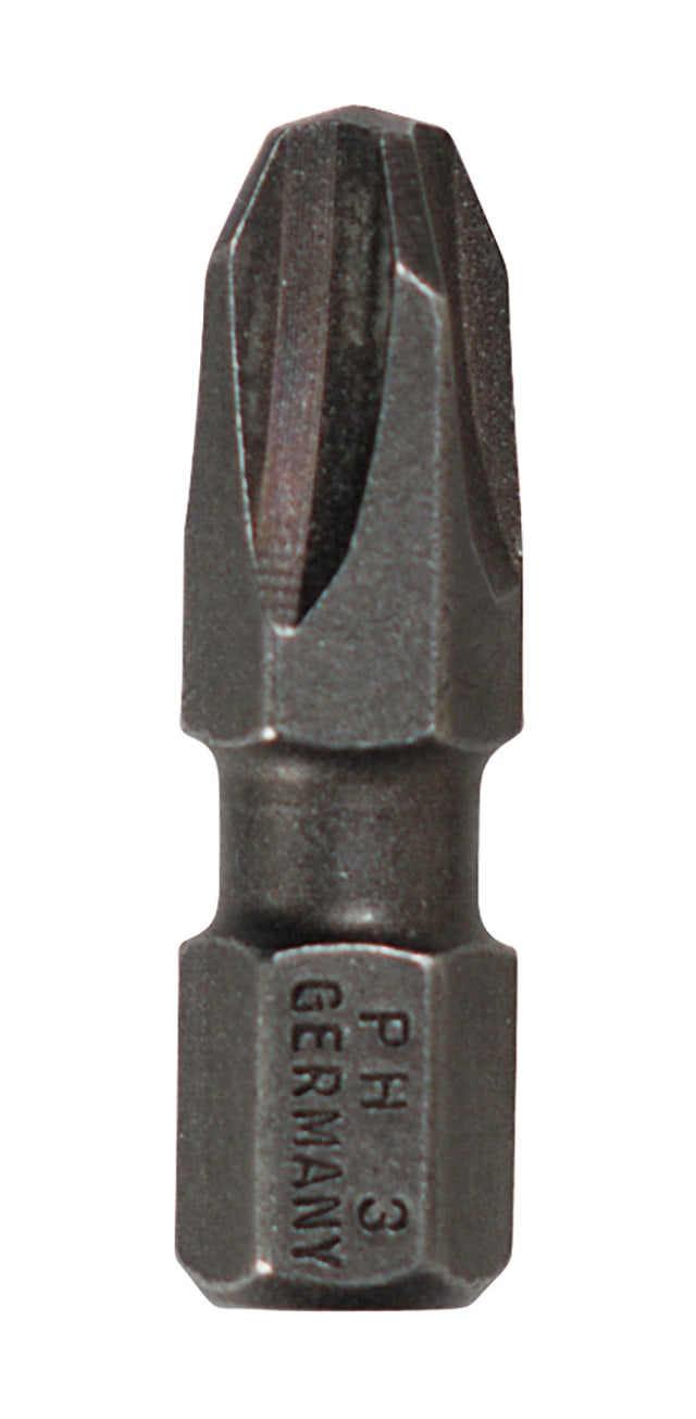 Cimco 11 4511 Einzelbit Standard (Bitflex-Bits), für Kreuzschlitzschrauben Phillips, PH 1, Länge 25 mm