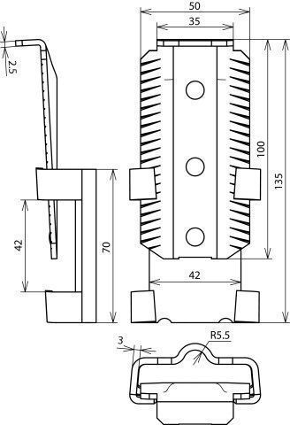 Dehn + Söhne 308001 Keilverbinder für Banderder