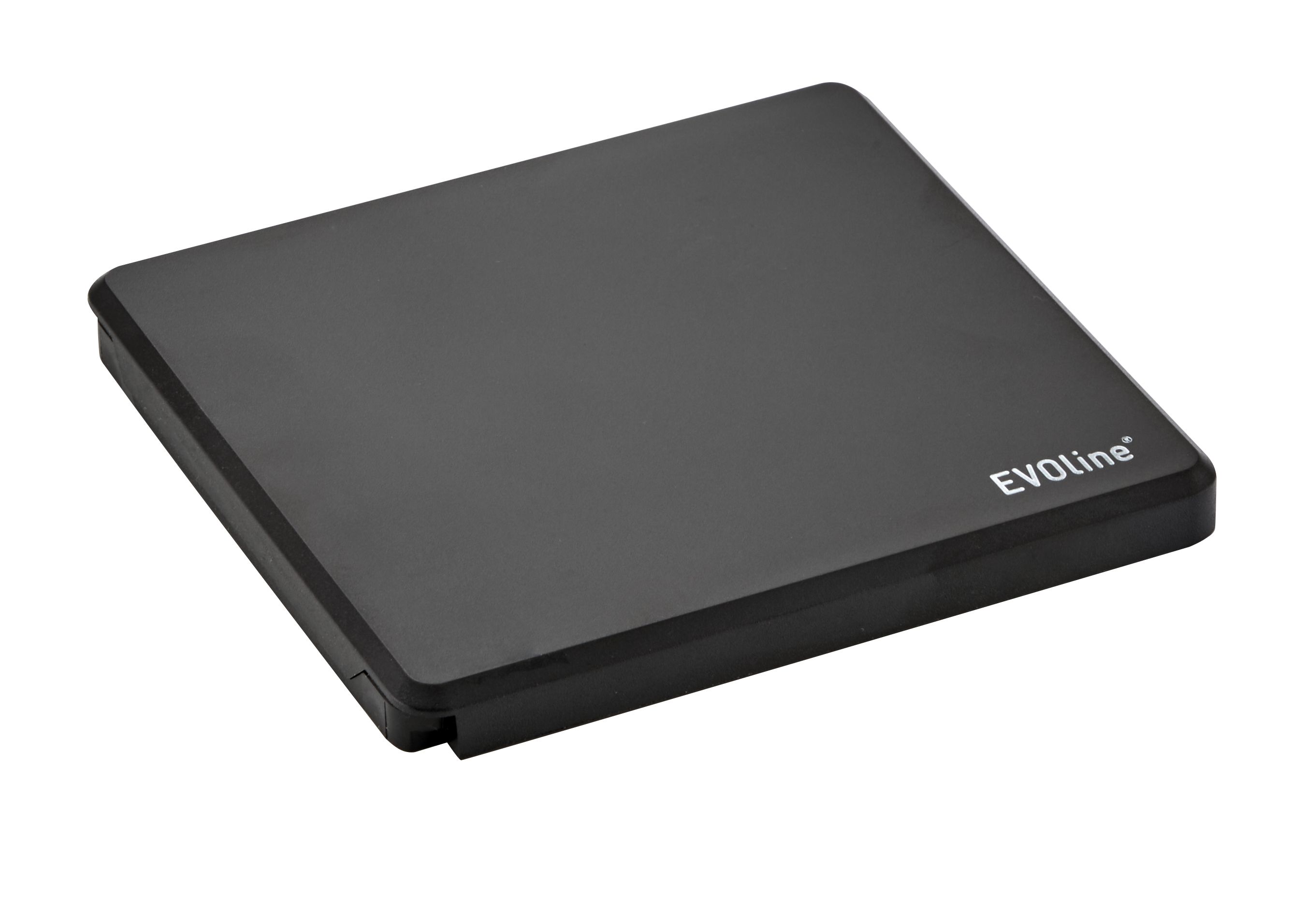 EVOline® 159270024000 Tisch-Einbausteckdose Square80, VDE Steckdose, USB Charger Typ C, schwarz