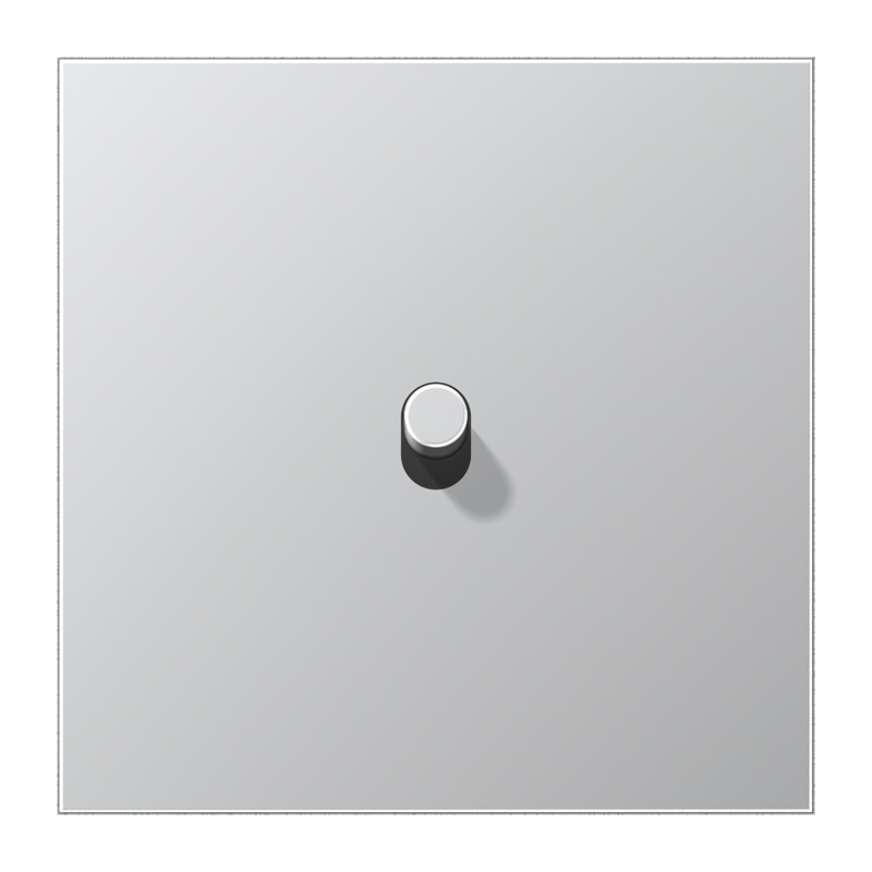 Jung AL12-0R0 Abdeckung mit Kipphebel "Zylinder", 1 Kipphebel, Serie LS 1912, Aluminium