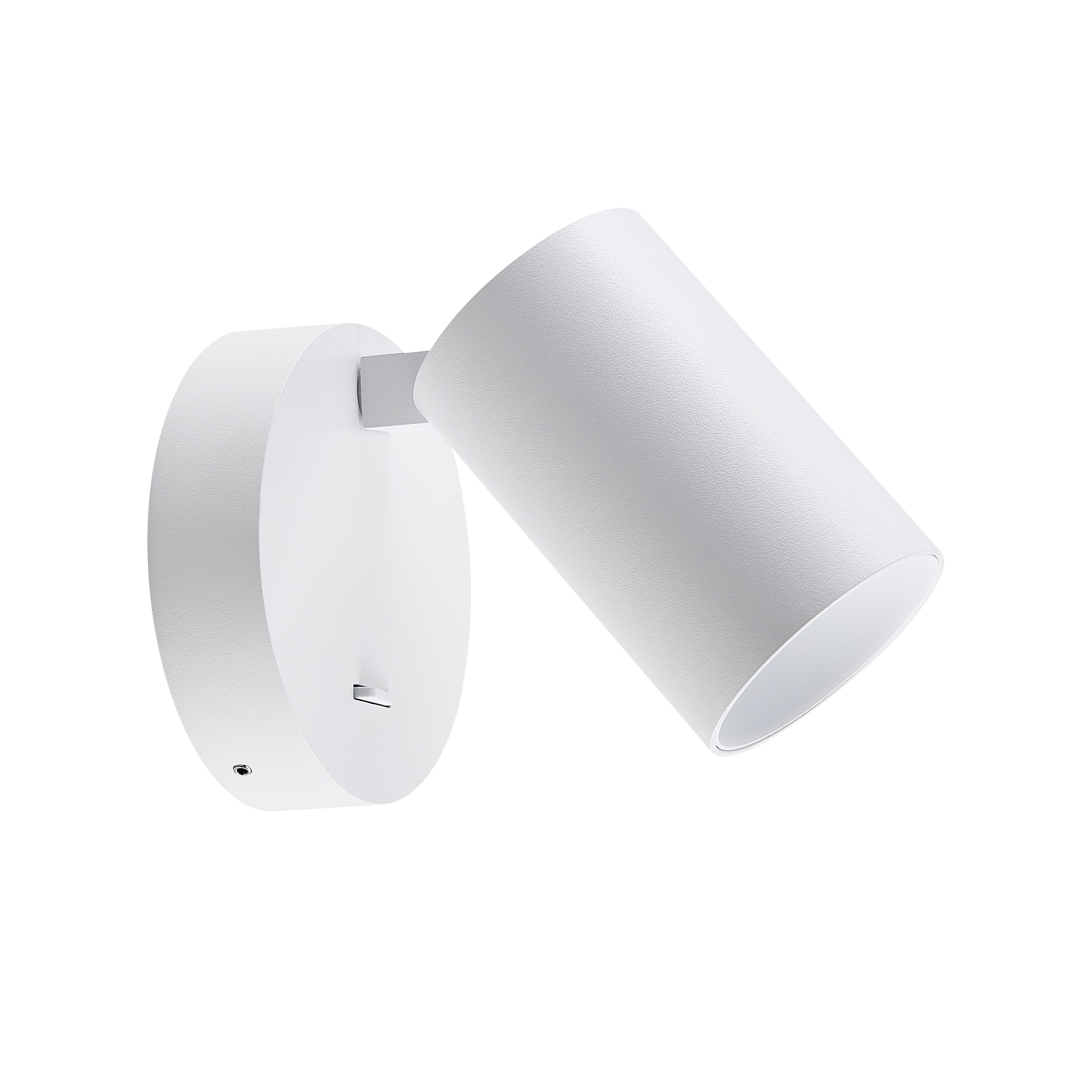 Deko-Light 341333 Wandaufbauleuchte, Can Tilt rund, 1x 7,5 W GU10, 220-240 V/AC, IP 20, weiß