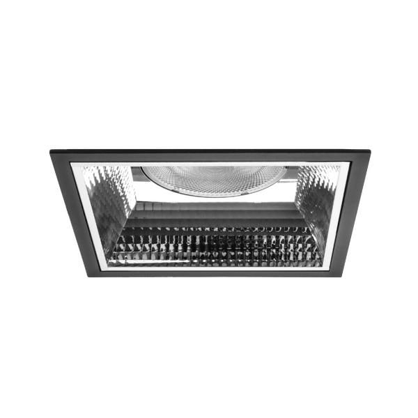 Brumberg 41644183DA LED-Einbaudownlight, quadratisch, 20,5 W, 2.632 lm, 3000 K, DALI-2 dimmbar, weiß