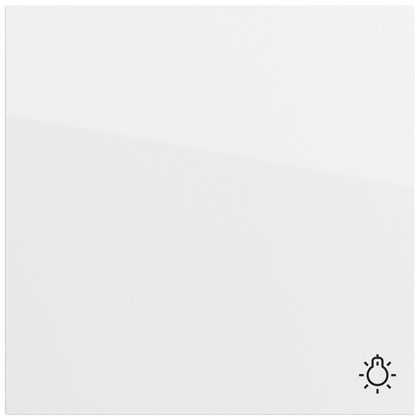 Gira 328570 Wippe Symbol "Licht" , Flächenschalter, reinweiß glänzend
