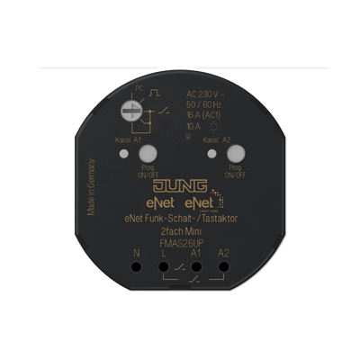 Jung FM AS26 UP eNet Funkaktor 2-kanalig, 868,3 MHz