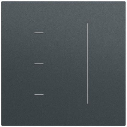 Gira 536573 System 3000 Touchaufsatz, System 70, anthrazit (lackiert)