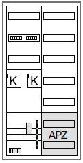 Hager ZB32SET25LS Zählerschrank 2x eHZ / APZ