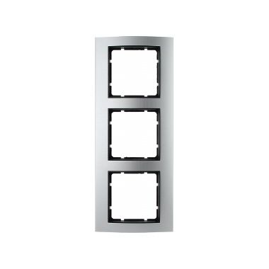 Berker 10133004 Rahmen 3-fach, B.3, Alu/anthrazit matt, Aluminium eloxiert