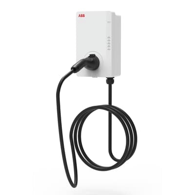 ABB 6AGC128173 Wallbox TERRA AC Version 2, RFID, Wi-Fi, Ethernet, Bluetooth, 22 kW, 5 m Typ2 Ladekabel