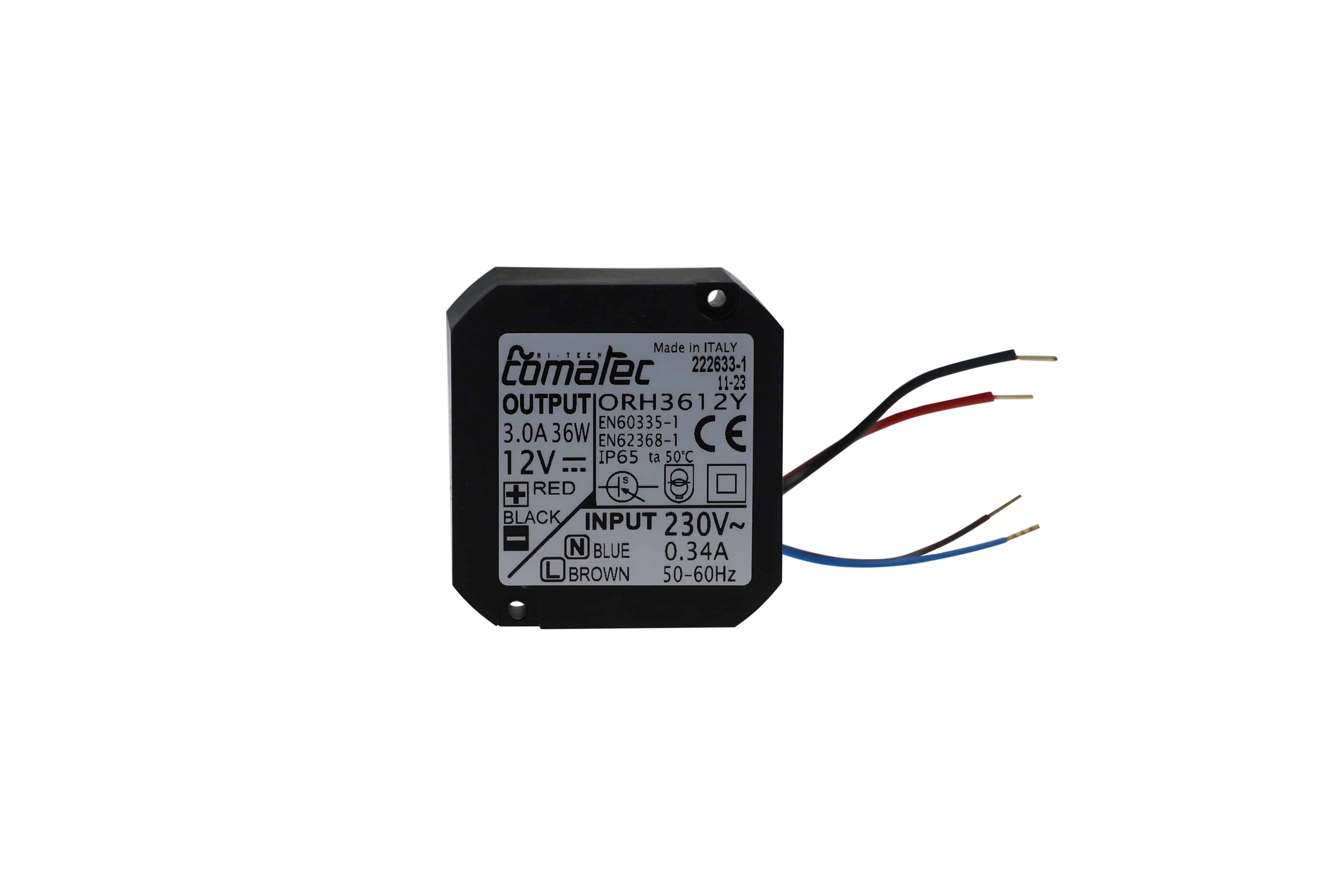 Zewotherm 14170033 ZEWO Netzteil Unterputz 12 V/36 W für basicControl, Pround, comfortControl Pro, schwarz