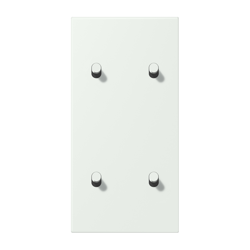 Jung LC12-25R0210 Abdeckung mit Kipphebel "Zylinder", 2 x 2 Kipphebel, senkrecht, outremer gris