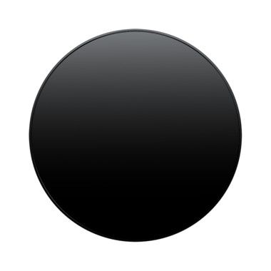 Berker 85141131 Taste für Schalter/Dimmer 1-fach, R.1/R.3, schwarz glänzend