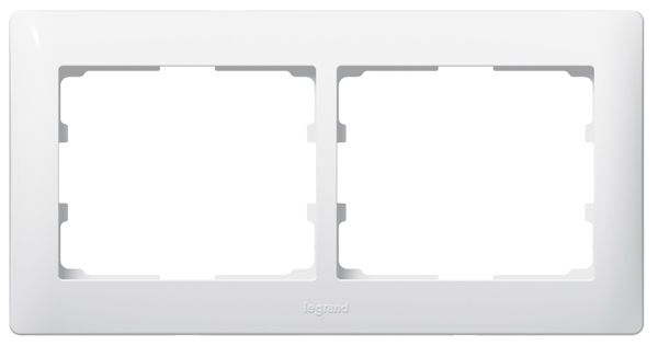 Legrand 771002 Abdeckrahmen 2-fach horizontal