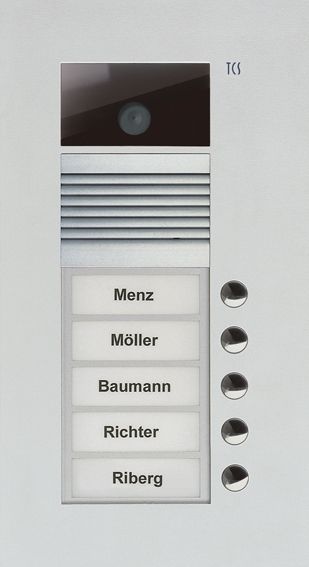TCS AVU 14050-0010 Video-Sprechanlage Außenstation für 5 WE, UP