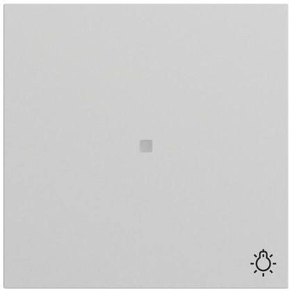 Gira 367476 Wippe mit Kontrollfenster und Symbol Licht, System 70, grau matt (lackiert)