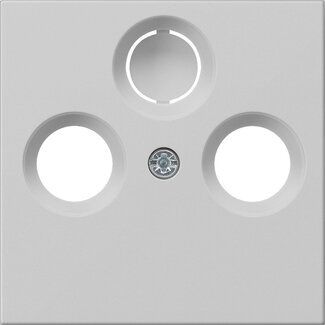 Gira 0869015 Abdeckung Koaxial-Antennensteckdose, System 55, grau matt