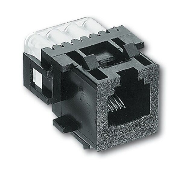 Busch-Jaeger 0211 Modular-Jack-Buchse 8-polig Kat. 3 (AMP-Nr. 216005-4)