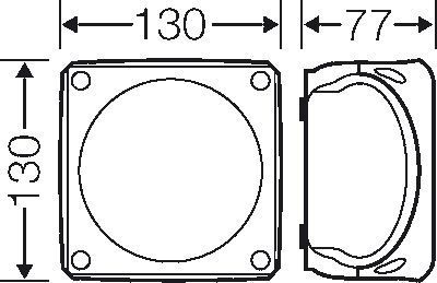 Hensel DK0604G Kabelabzweigkasten IP66 130x130x77 m. Klemme