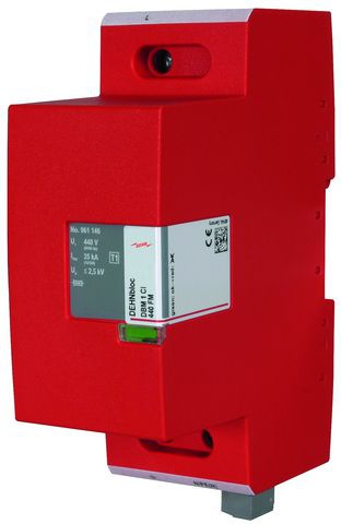 Dehn + Söhne 961146 Koordinierter Blitzstromableiter Typ 1 DEHNbloc Maxi CI 440 V AC m.Vorsicherung