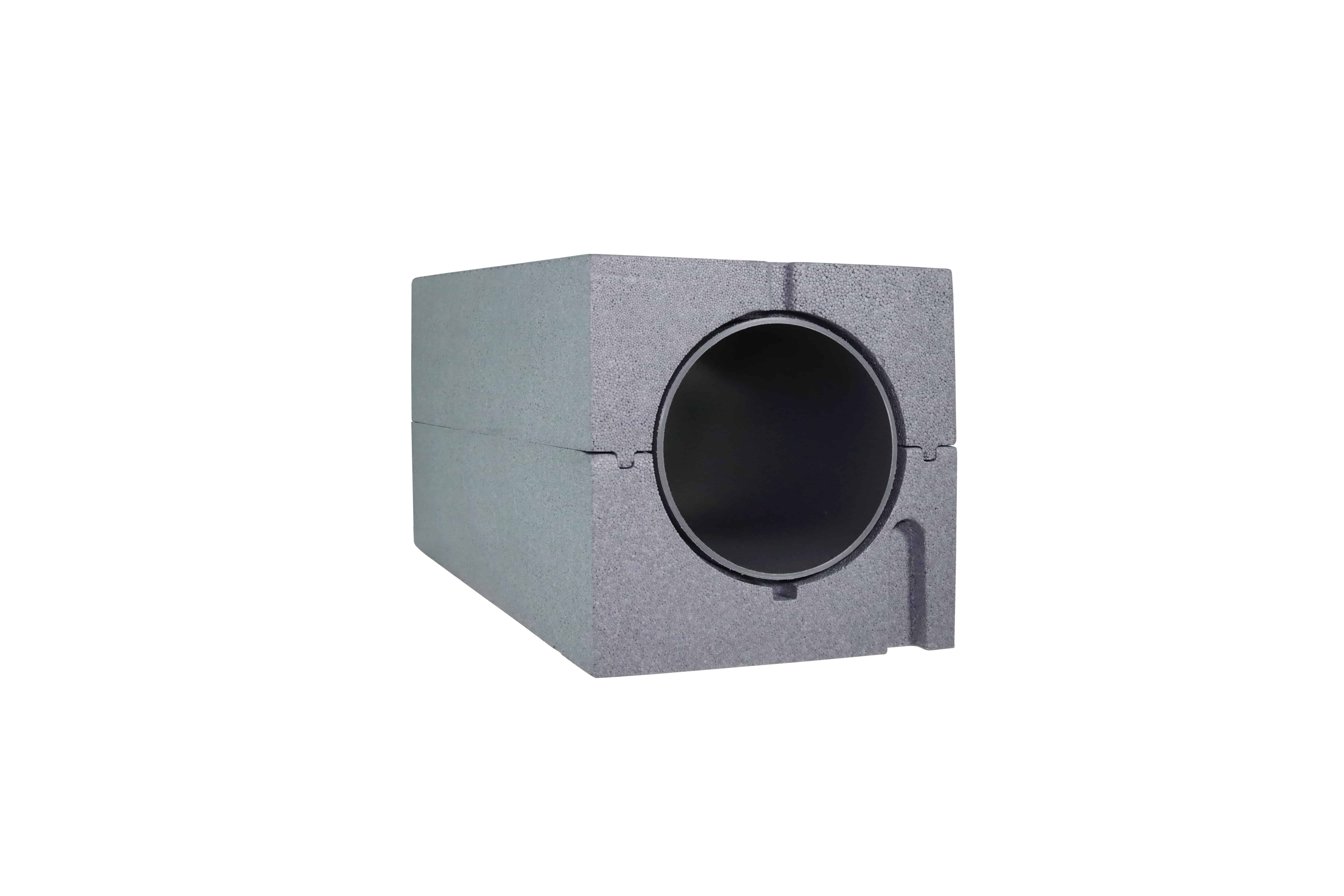 Zewotherm 14170029 Einbau-Montagestein 500 V2, 500 mm tief, mit Aussparung für Kabelkanal, Neubau-Montagestein, langlebig, einfach zu installieren, für Elektroinstallation, robust und stabil