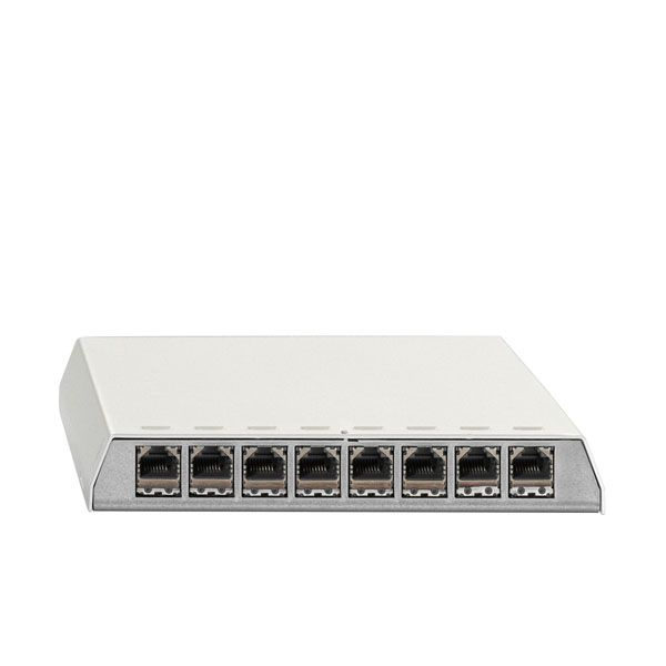 Rutenbeck 23611108 Patchpanel 8-fach PP-Cat.6A iso-8 Ap rw