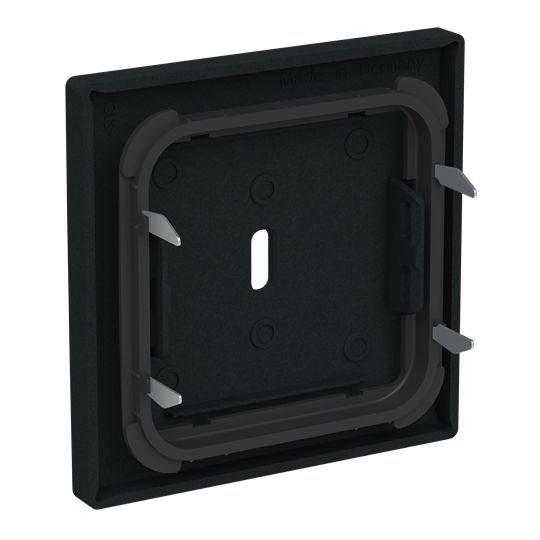 Busch-Jaeger 6479-885 Zentralscheibe für USB Ladestation 1-fach mit USB-C-Anschluss, Plattform 63, schwarz matt