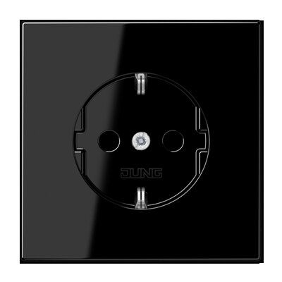 Jung LS1520SW Schutzkontakt-Steckdose, 16 A 250 V ~, Duroplast, Serie LS, schwarz