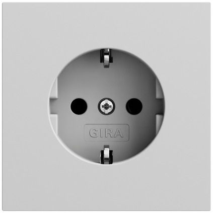 Gira 418876 Schutzkontakt-Steckdose, System 70, grau matt (lackiert)