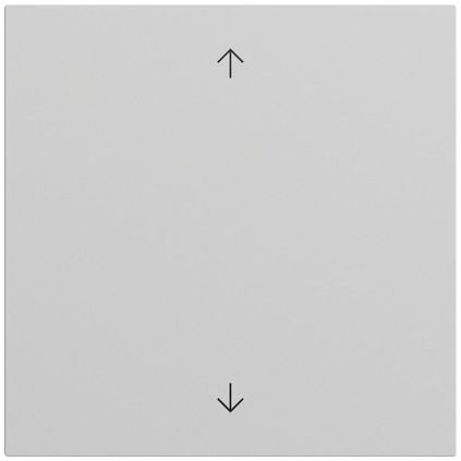 Gira 538976 Wippe 1fach mit Pfeilsymbolen, System 70, grau matt (lackiert)