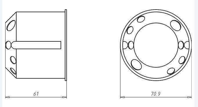 Kaiser 9069-04 Schallschutzdose, 61mm tief