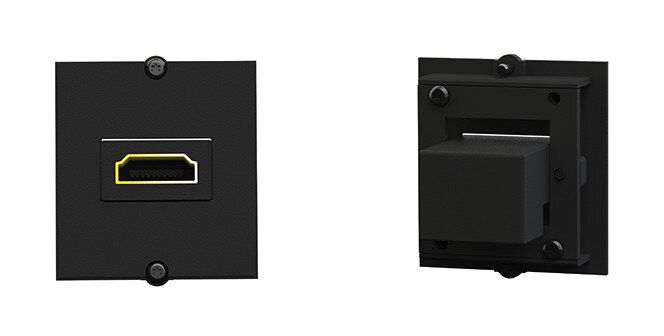 Bachmann 917.146 Custom Modul Rahmen HDMI Buchse Buchse 90°