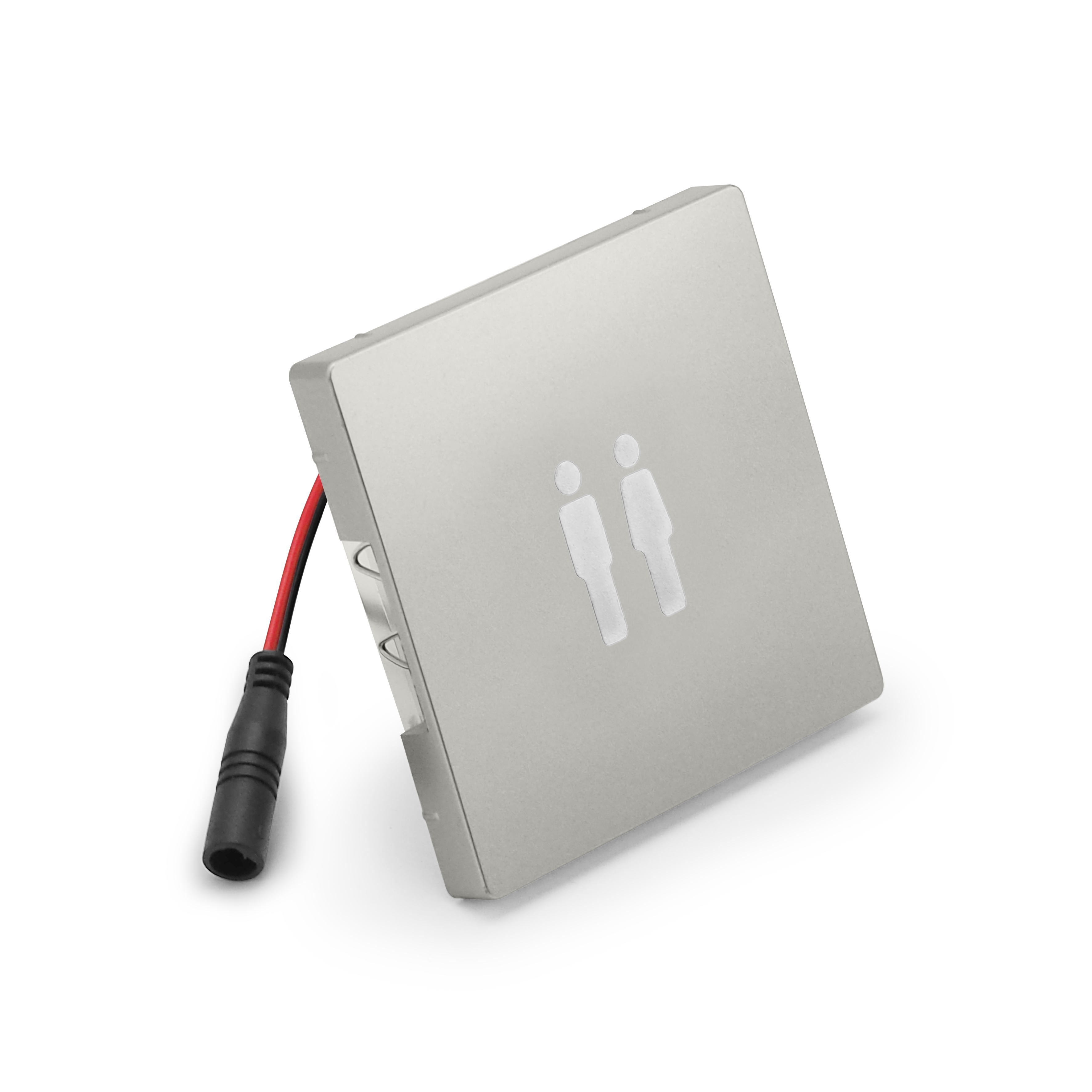 qles SYL6036 Symbollicht, für Merten D-Life, beleuchtet/LED/RGB, Edelstahl, lackiert, IP44