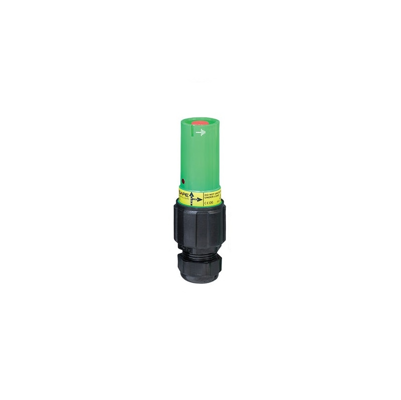 Walther Electric 2F9106GN120S Steckverbinder Powerlock Line Source, 500 A, Schraubanschluss, 120 mm², grün