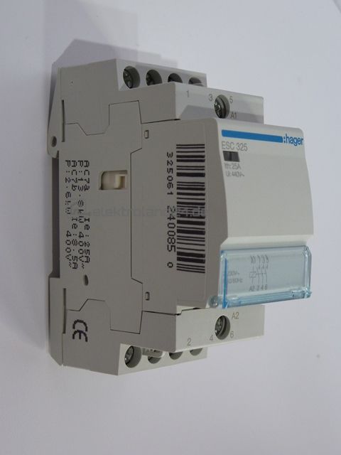 Hager ESC340 Schütz, 3-pol., 40A, 3 Schließer, 230V